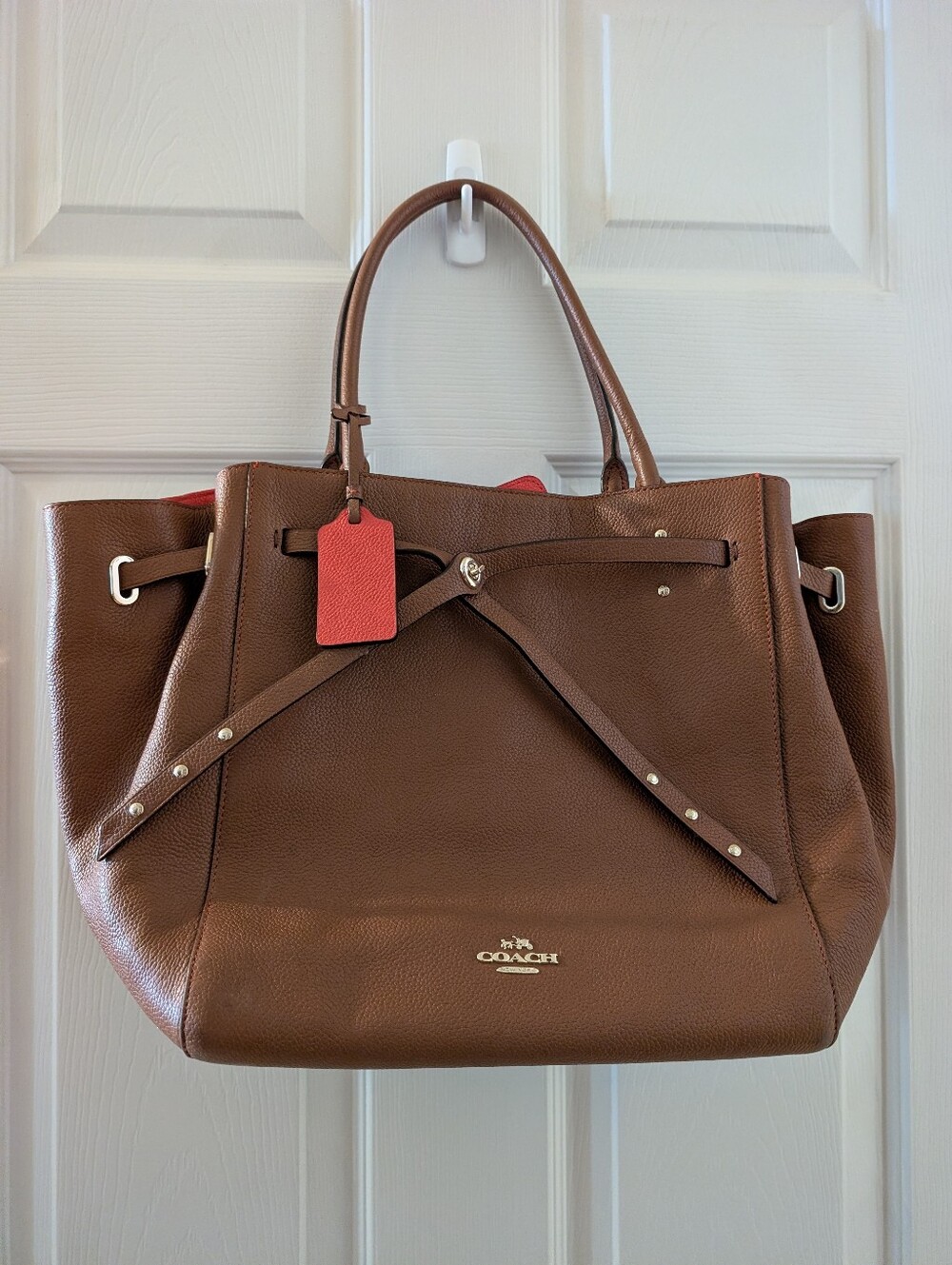 Coach Brown Leather Tote